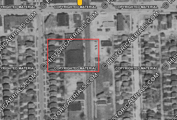 Ambassador Lanes (Argyle Lanes) - 1951 Aerial Of Schaefer Location